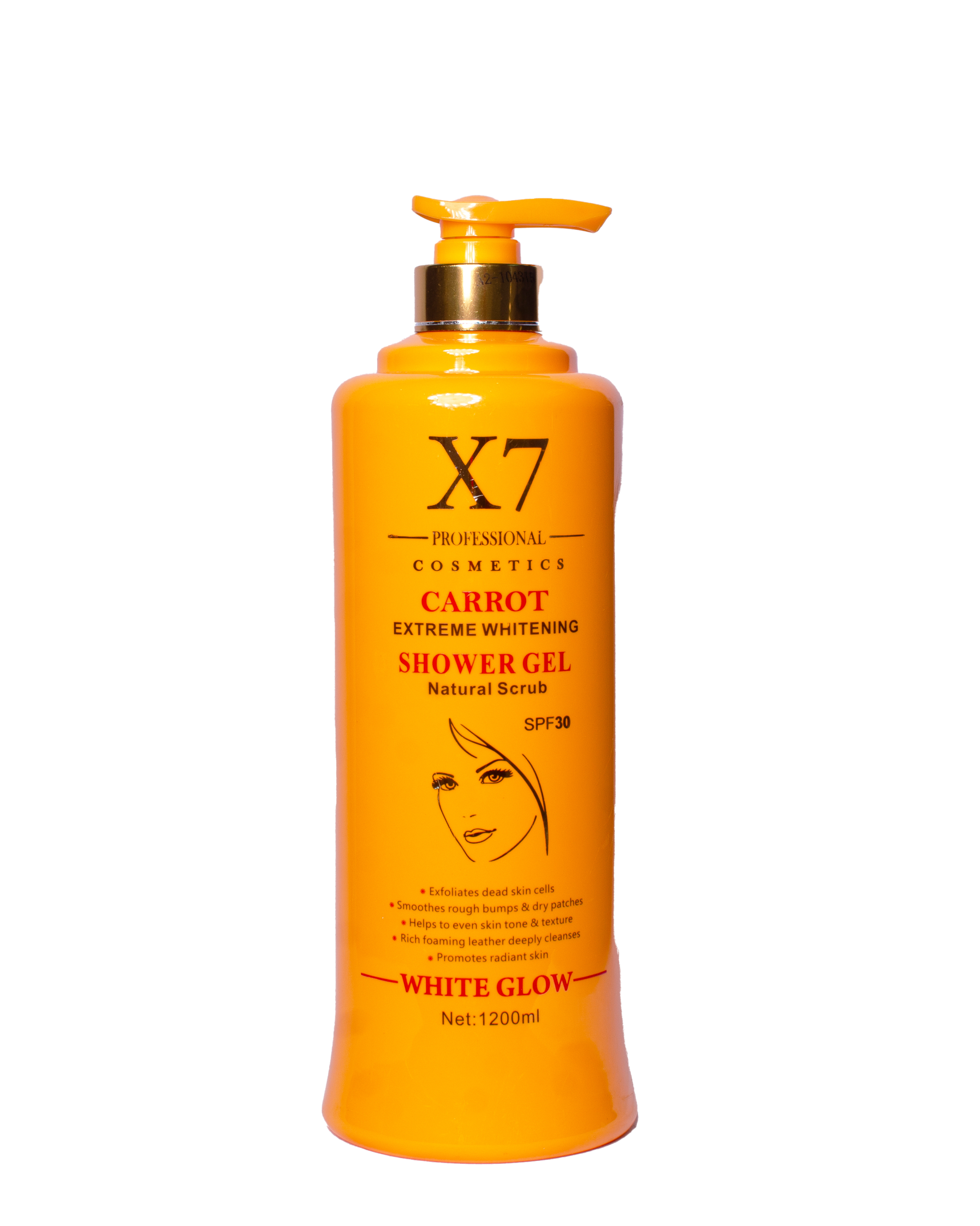 X7 Professional Shower Gel – Carrot