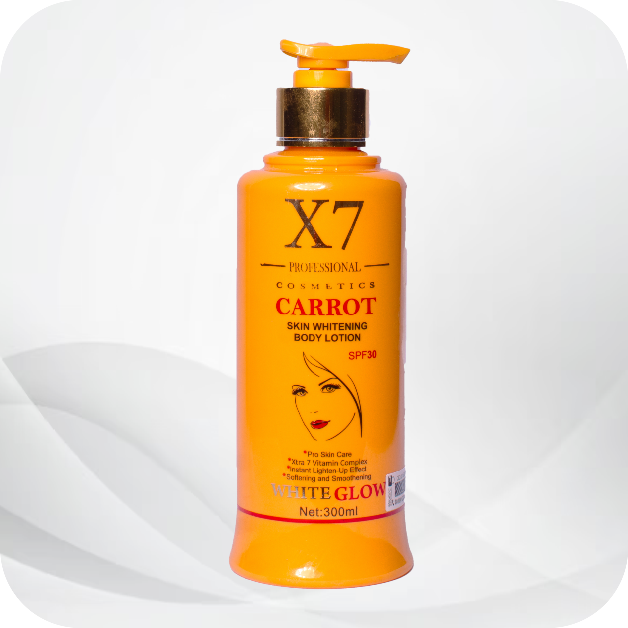X7 Professional Carrot Skin Whitening Body Lotion - Image 2