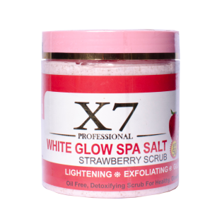 X7 Professional Glow Spa Salt – Strawberry Scrub