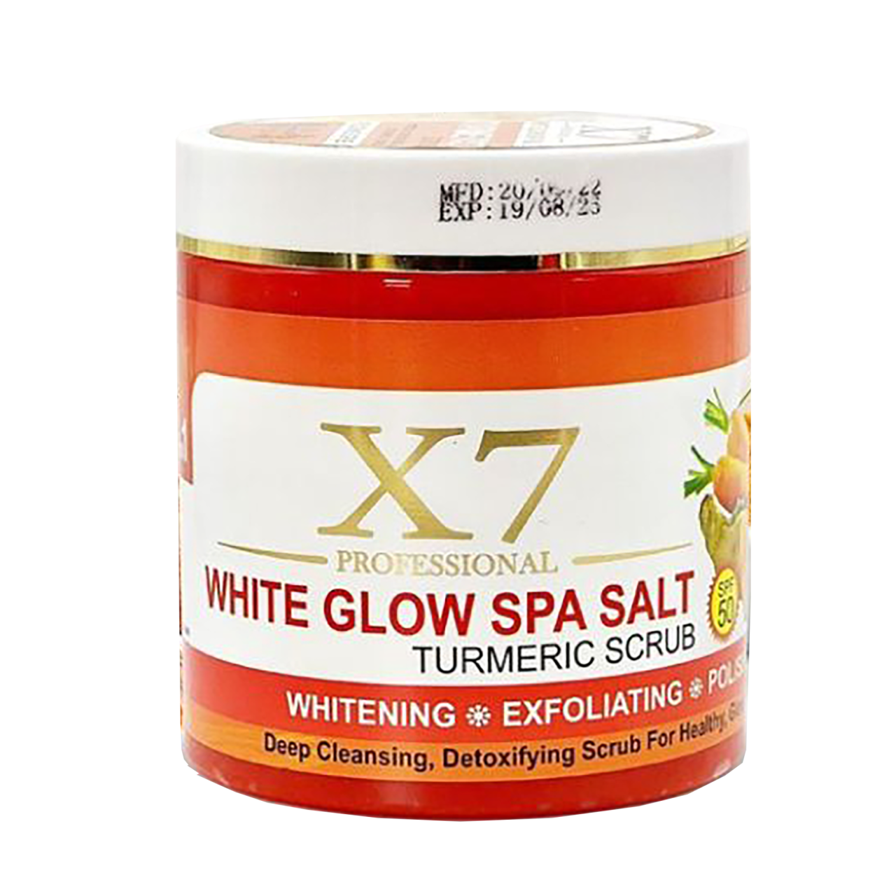 X7 Professional Glow Spa Salt - Turmeric Scrub