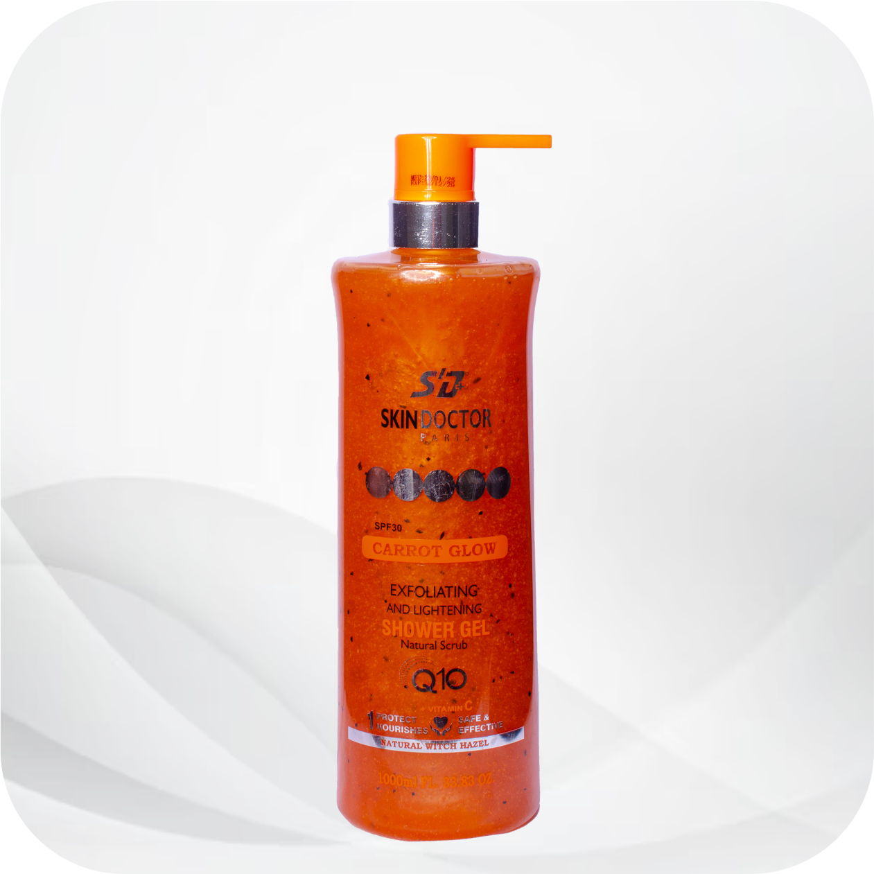 SD+ Carrot Glow Exfoliating & Lightening Shower Gel – Image 2