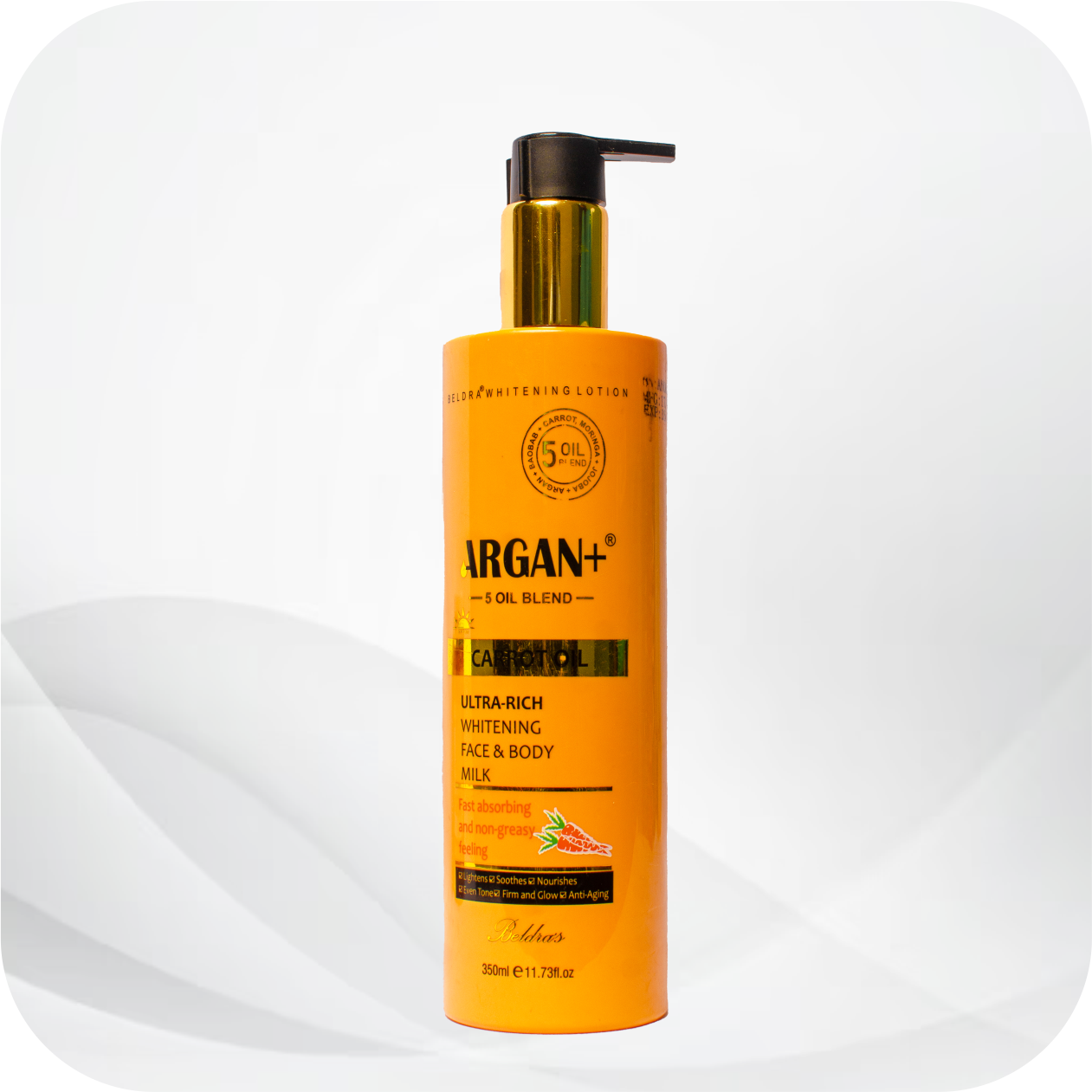 Argan+ Carrot Oil Body Milk - Image 2