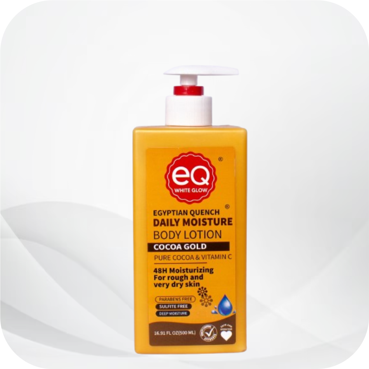 EQ - Egyptian Quench Daily Moisture Body Lotion - Cocoa Gold - Image 2