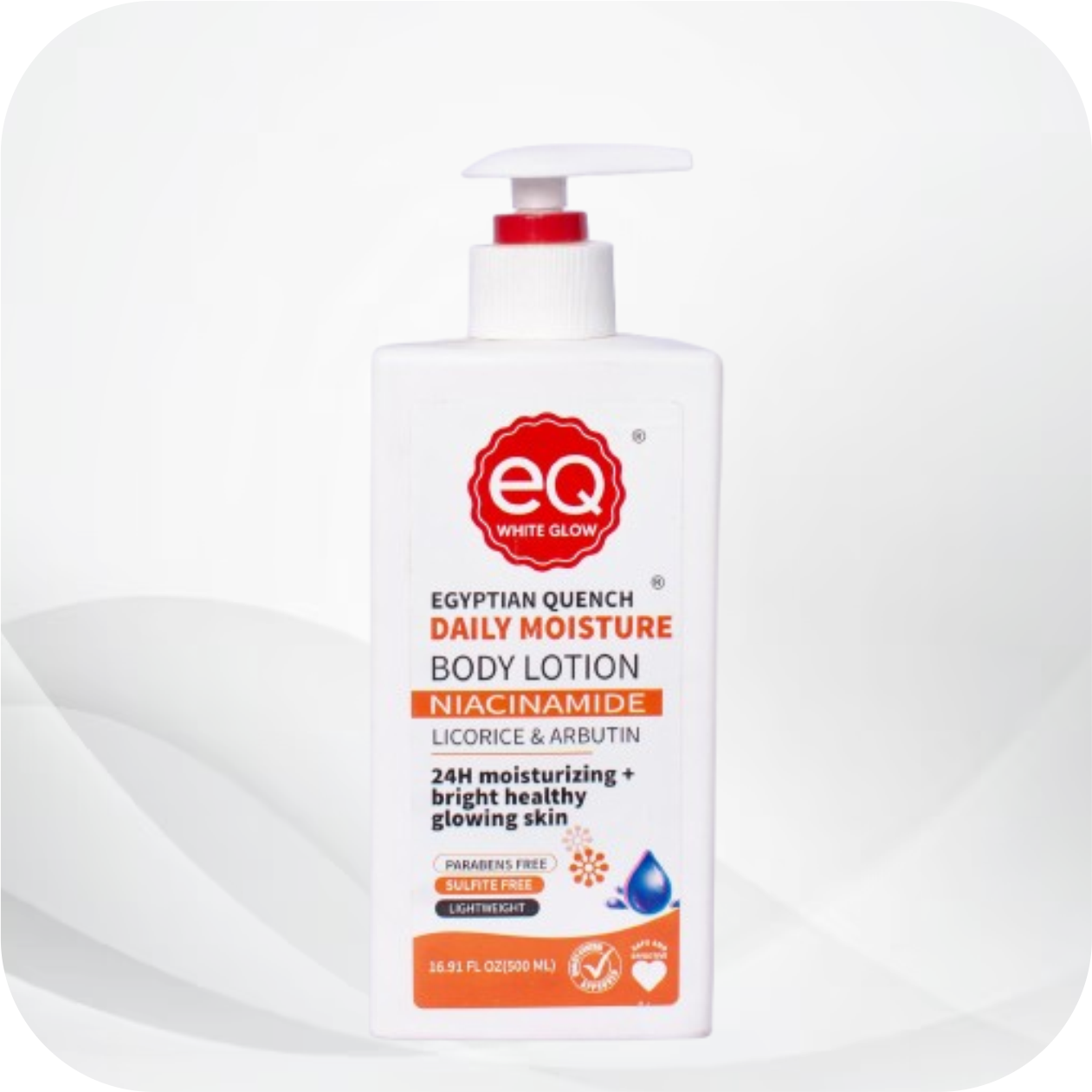 EQ - Egyptian Quench Daily Moisture Body Lotion - Niacinamide - Image 2