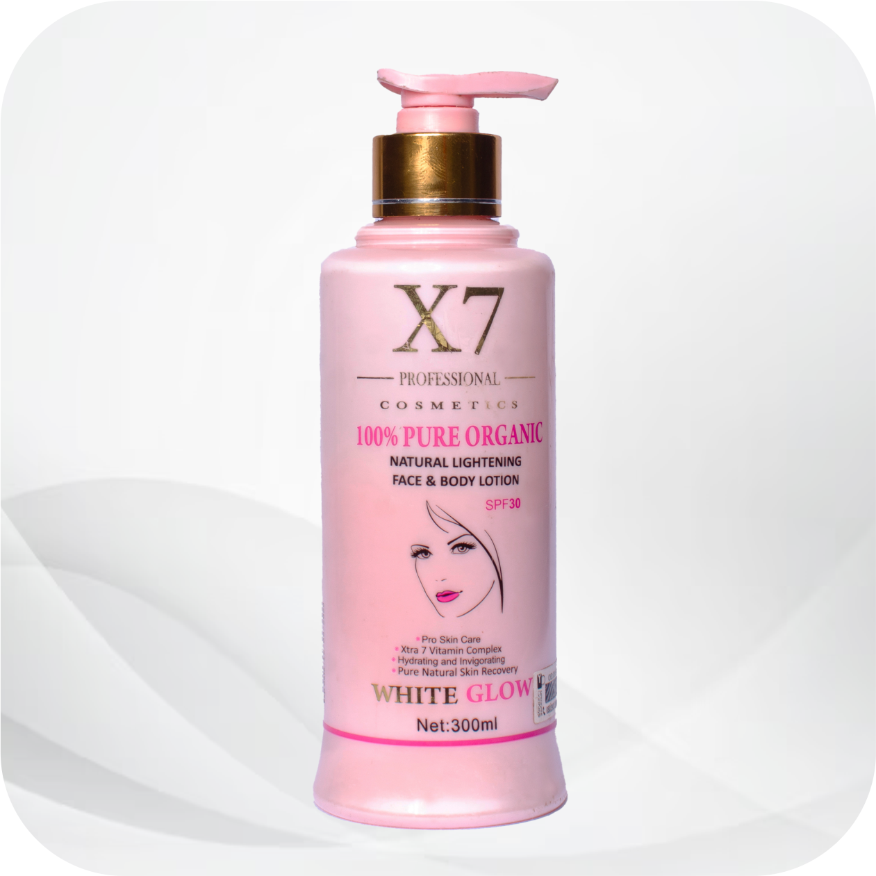X7 Professional 100% Pure Organic Body Lotion - Image 2