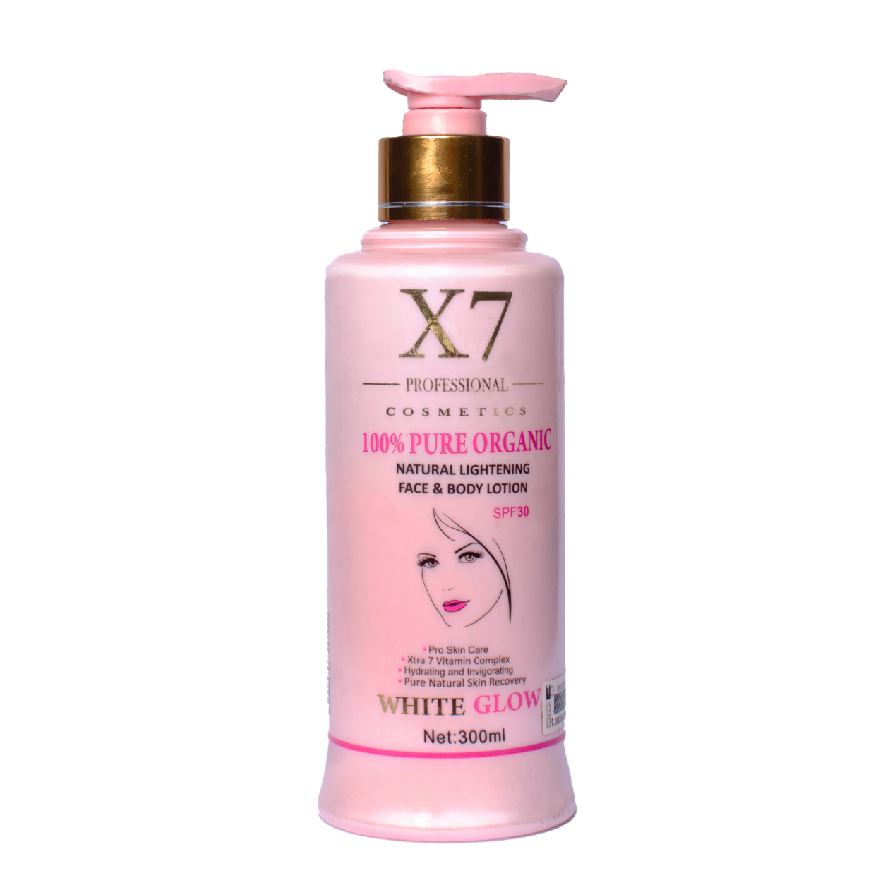 X7 Professional 100% Pure Organic Body Lotion