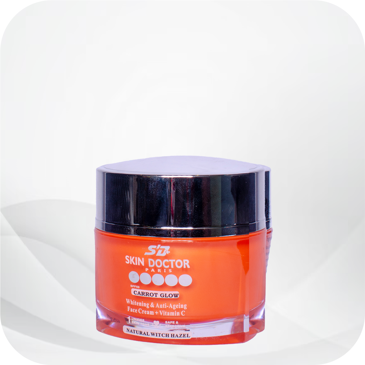 SD+ Carrot Glow Pure Whitening Face Cream + Vitamin C - Image 2