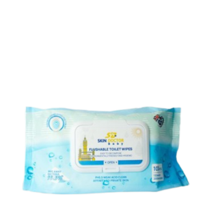 SD+ Skin Doctor Nurture Glow Flushable Toilet Baby Wipes