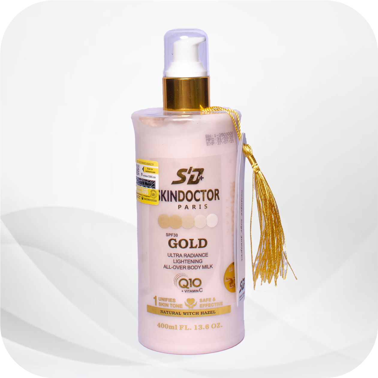 SD+ Gold Ultra Lightening Body Milk - Image 2